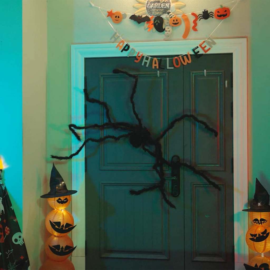 Halloween-Spinnen-Deko