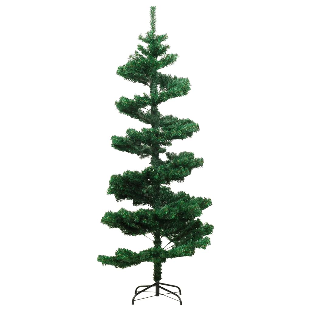 Spiral-Weihnachtsbaum mit Beleuchtung
