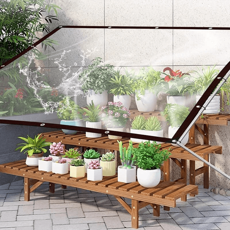 Abdeckplane, transparent, 2 x 4 m