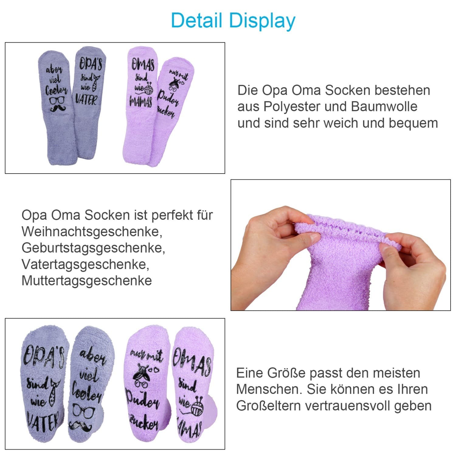 Socken-Set für Oma und Opa