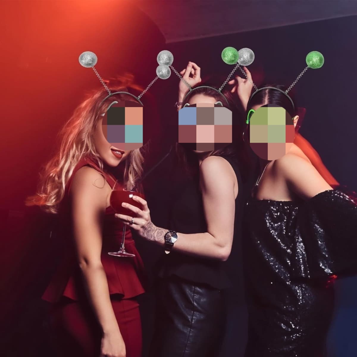 Alien-Kostümzubehör für Mottopartys