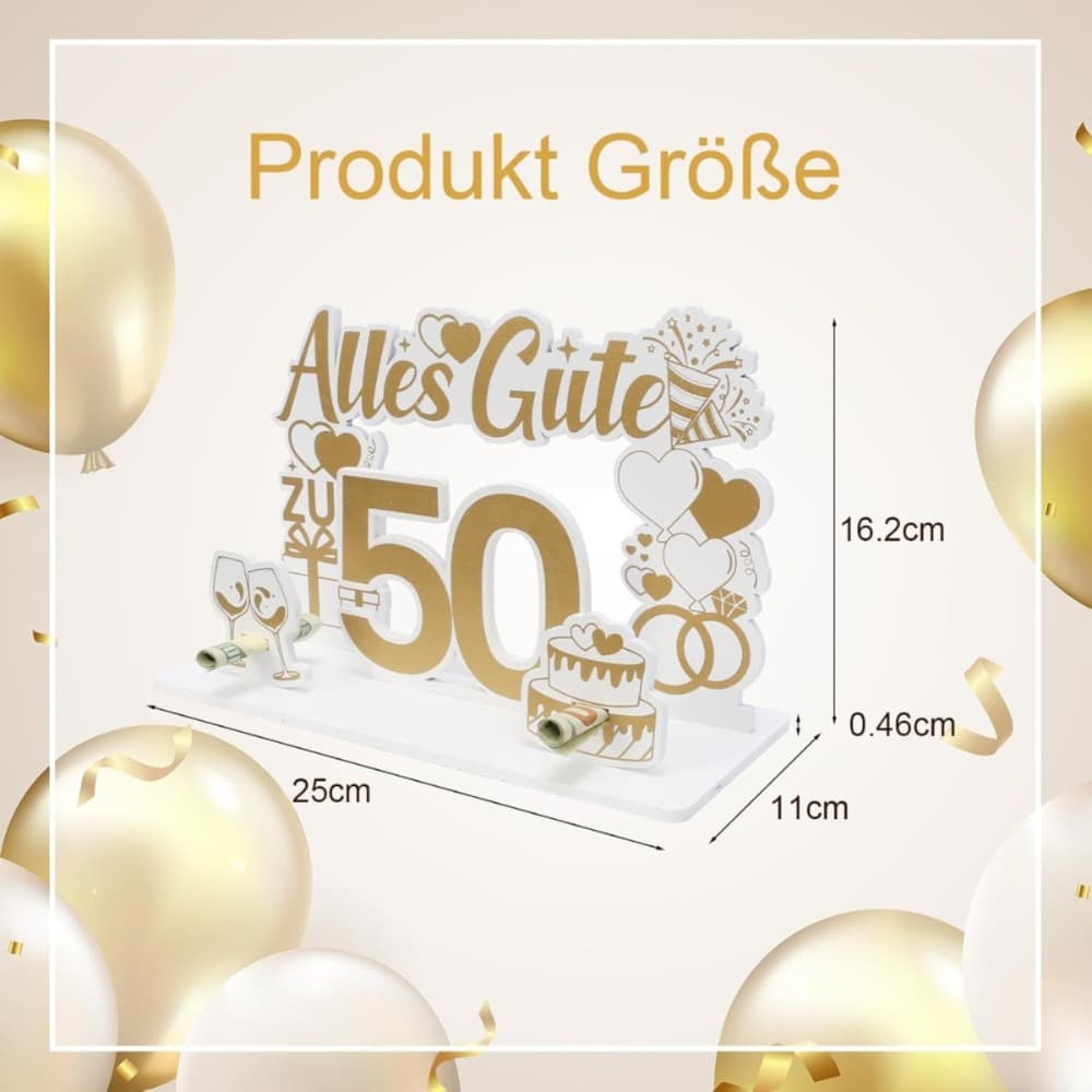 Geldgeschenk zur Goldenen Hochzeit