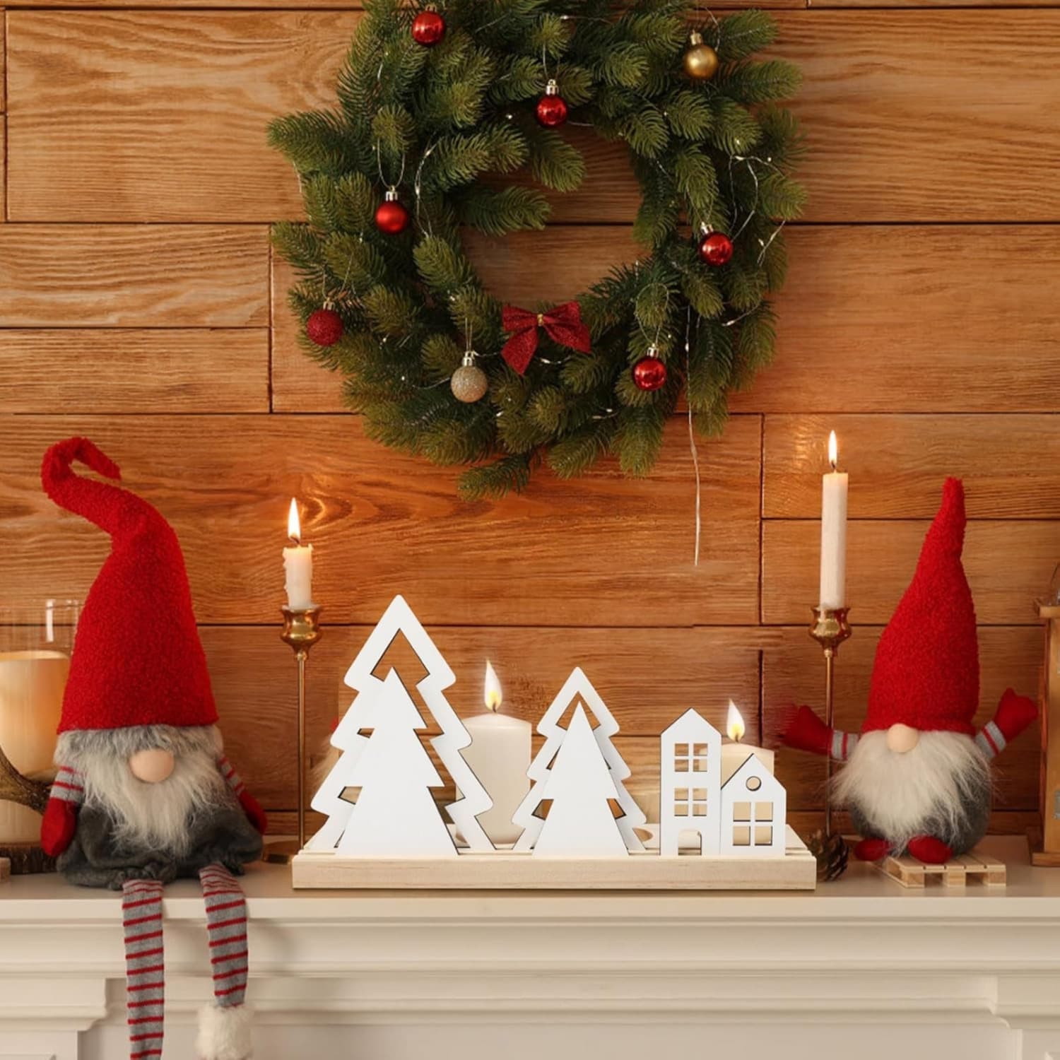 Teelichthalter für den Adventskranz
