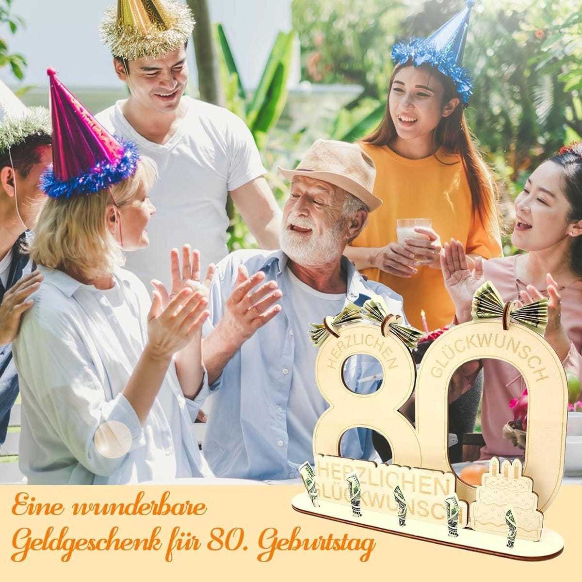 Holz-Deko zum Geburtstag