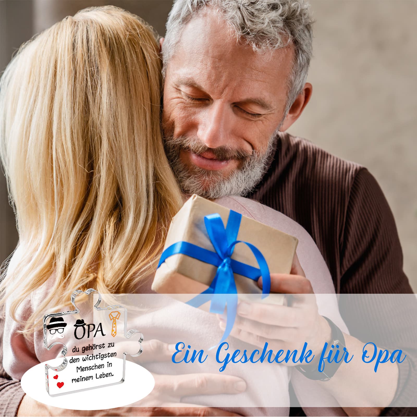 Acryl-Puzzle zum Vatertag