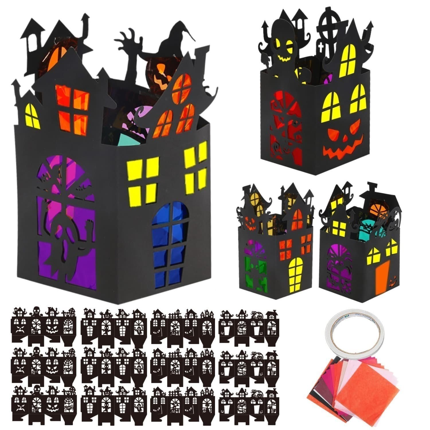Bastelset Halloween-Geisterhaus