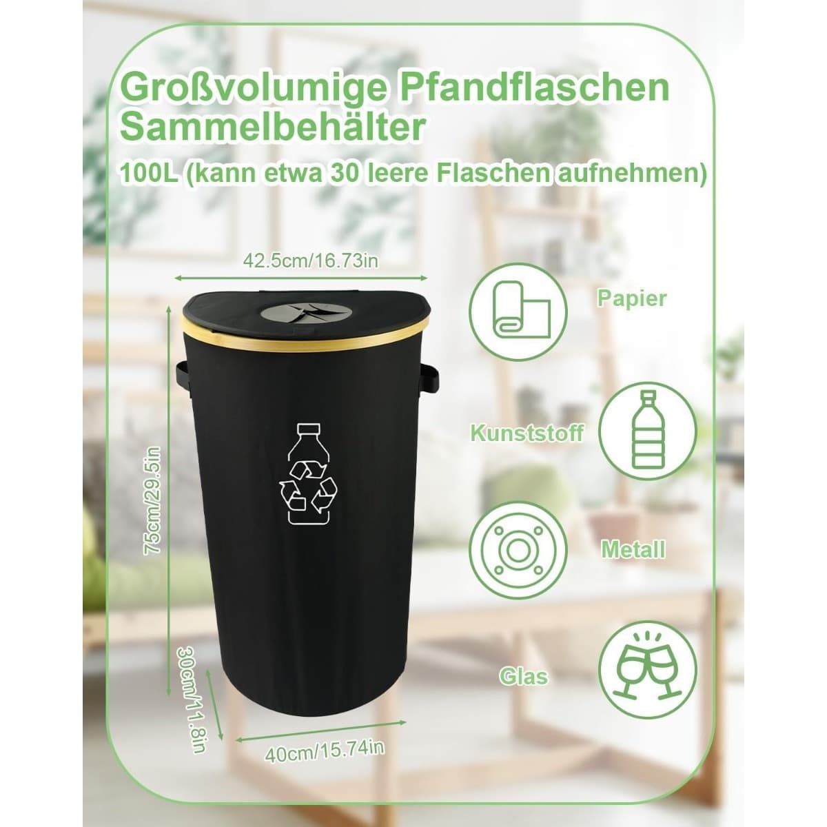 Faltbarer Wasserkanister, 100 l
