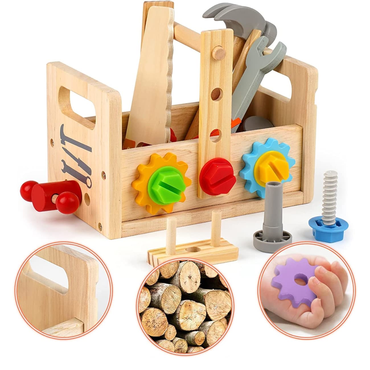 Werkzeug-Set aus Holz