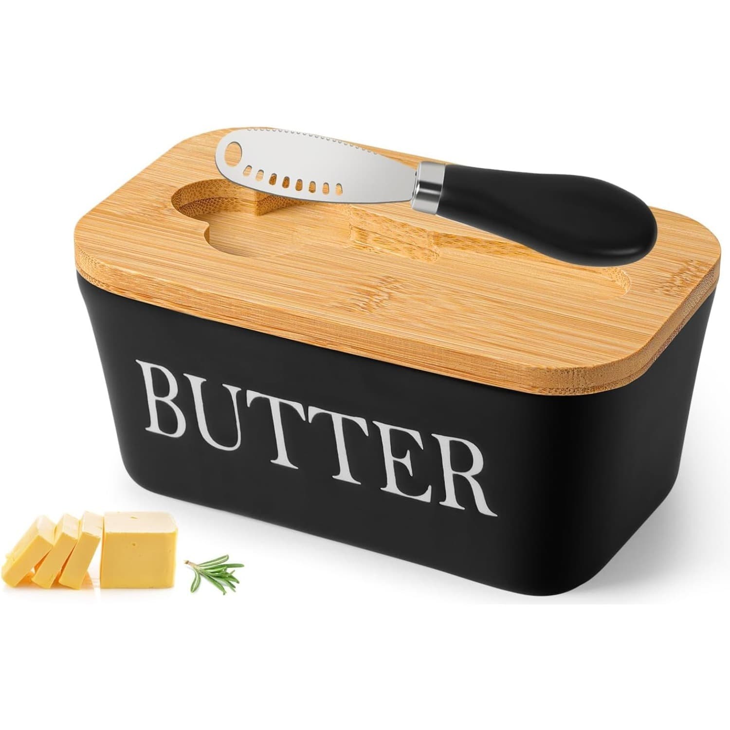 Butterdose aus Keramik