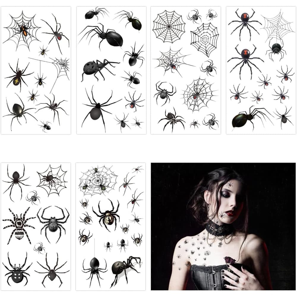 Halloween-Spinnen-Sticker