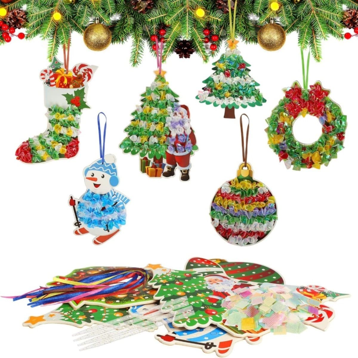 Weihnachts-Bastelset zum Bemalen