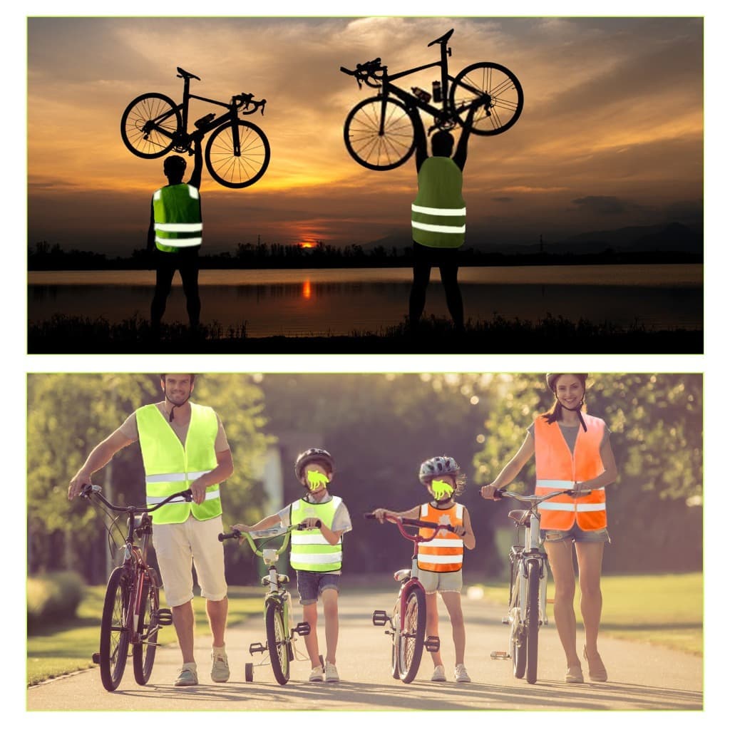 Warnwesten-Set für Erwachsene und Kinder