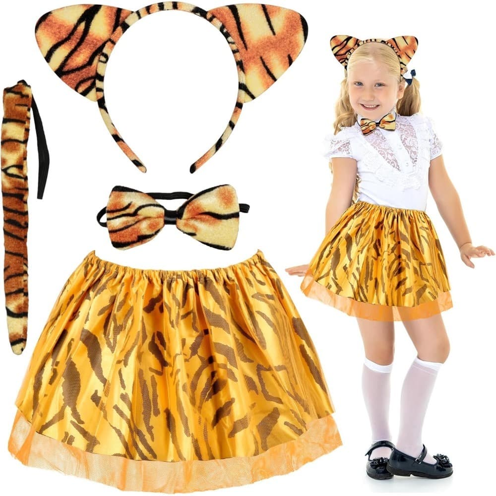 Tiger-Kostüm mit Rock