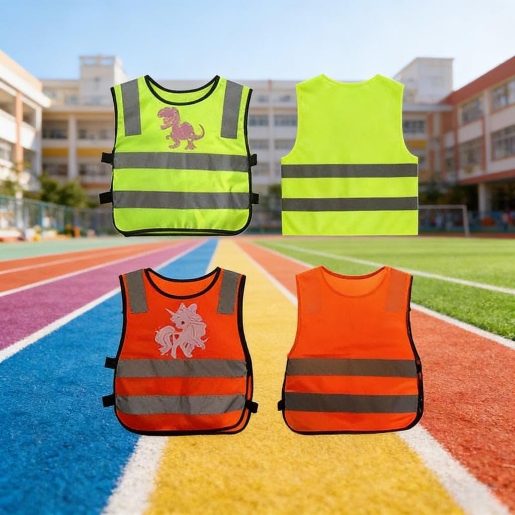 Warnwesten-Set für Erwachsene und Kinder