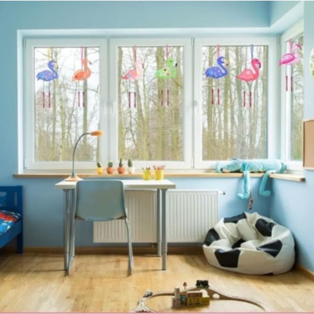 Bastelset Flamingo-Windspiel