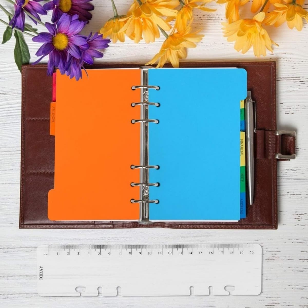 A5-Organizer-Set mit Papier