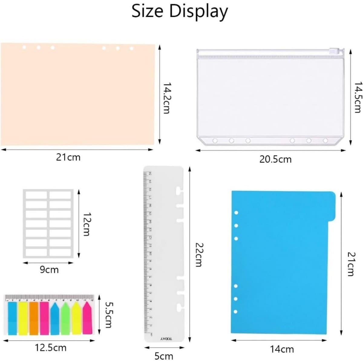 A5-Organizer-Set mit Papier