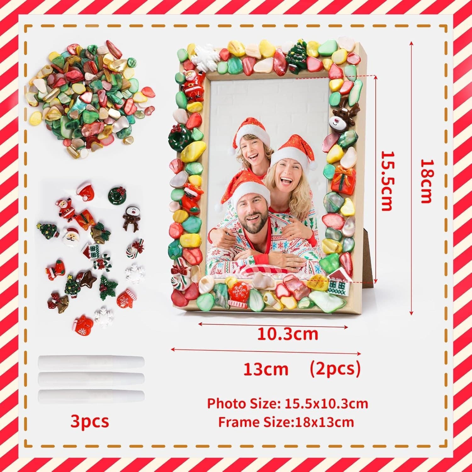 Weihnachts-Mosaik-Set