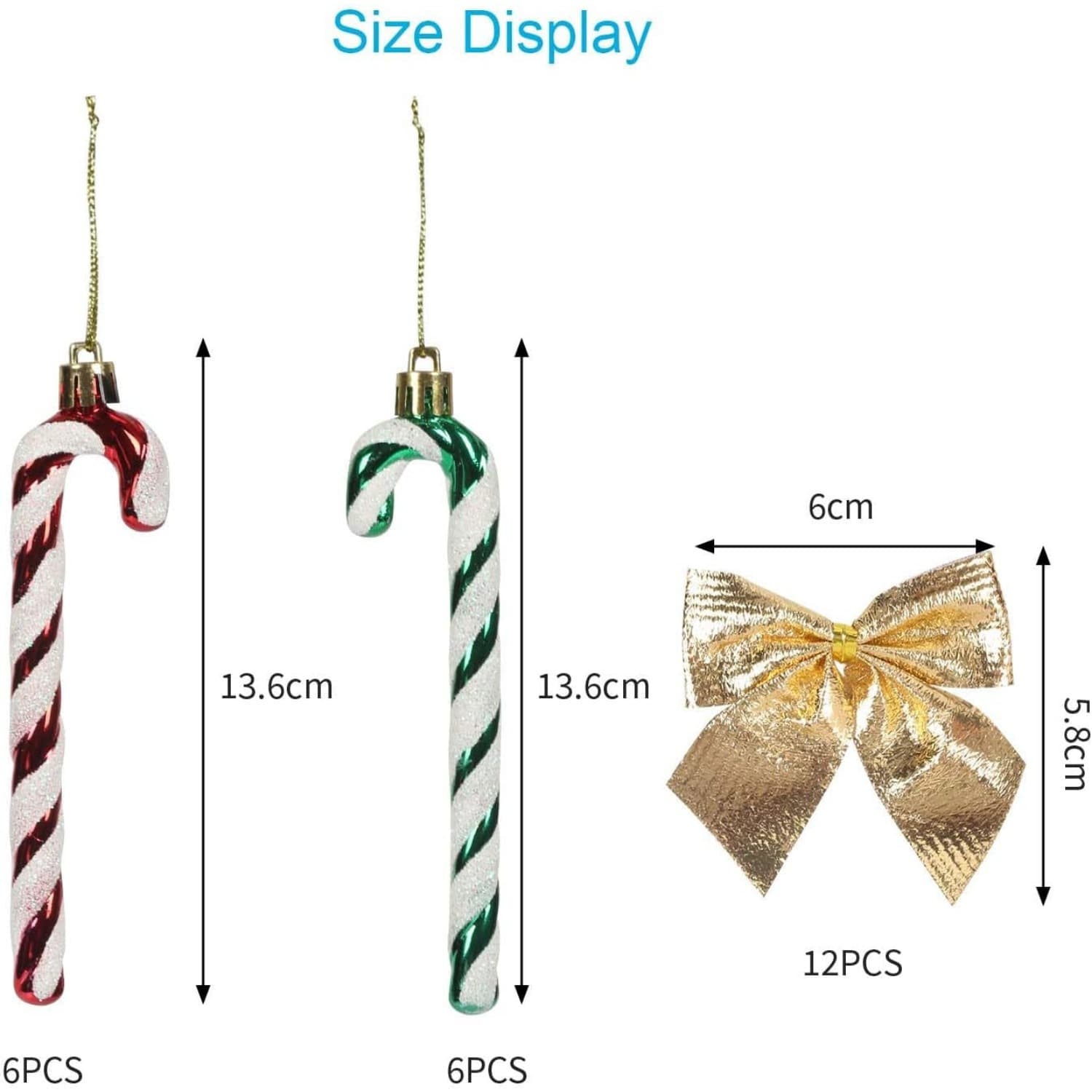 Zuckerstangen-Christbaumschmuck