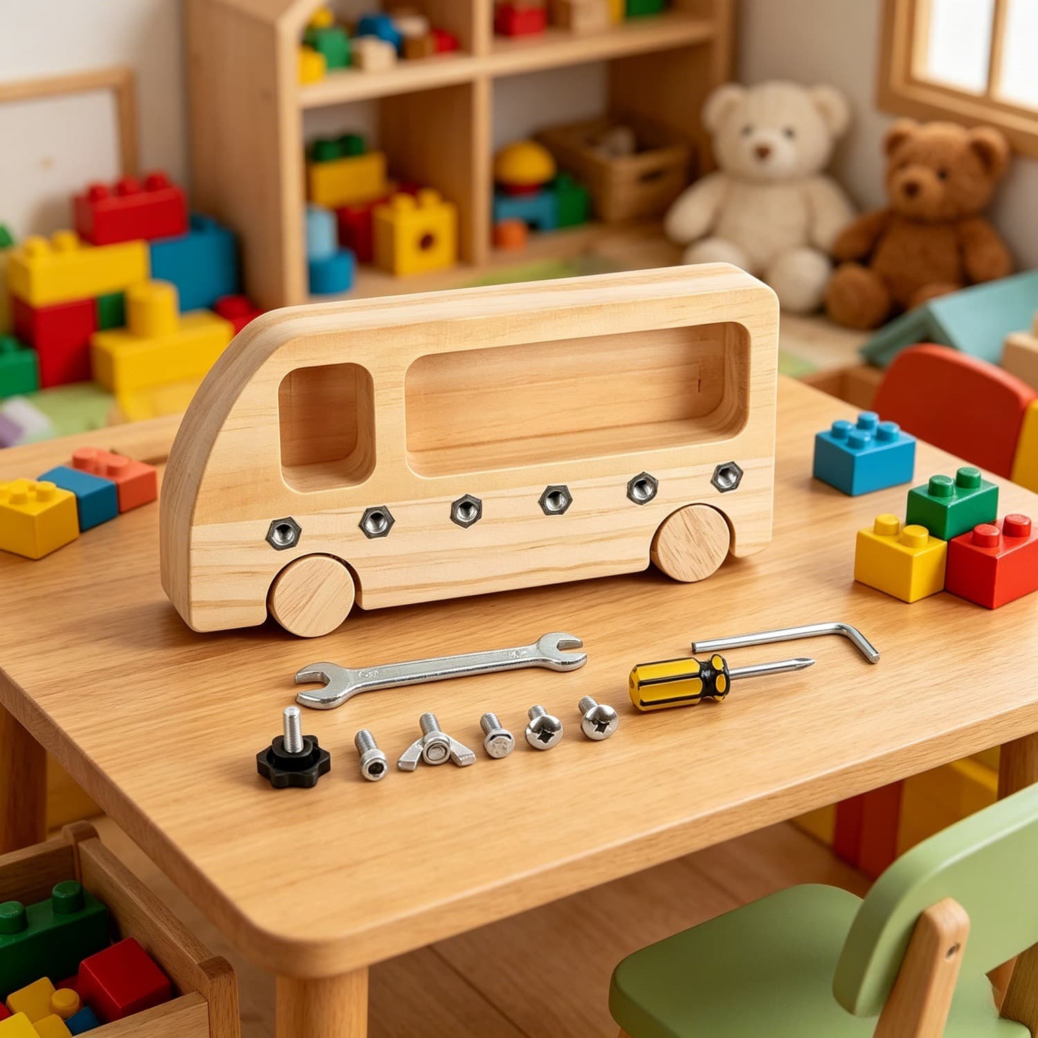 Holz-Bastelset Modellautos