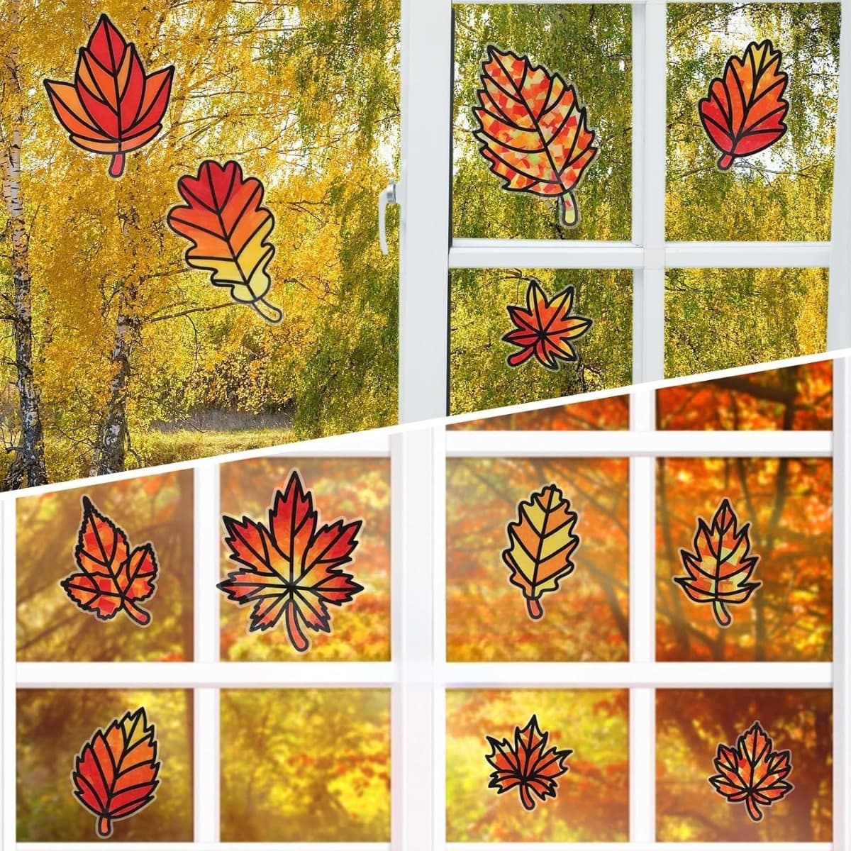 Herbst-Bastelset Ahornblätter