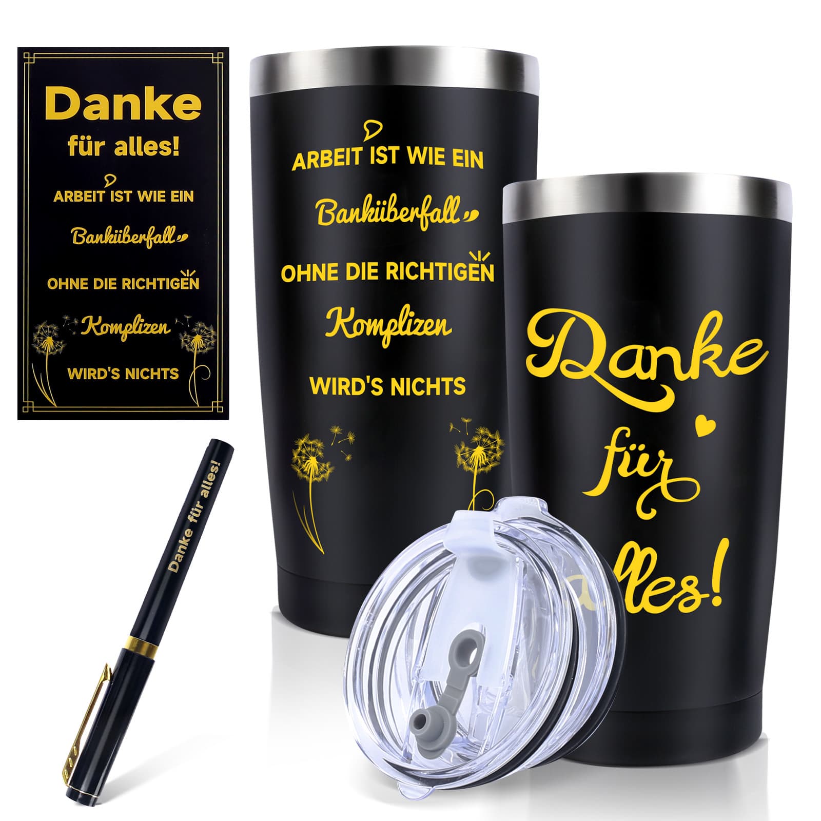 Thermobecher-Set als Dankeschön