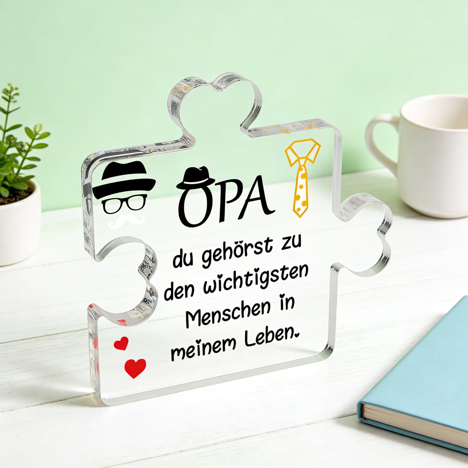 Acryl-Puzzle zum Vatertag