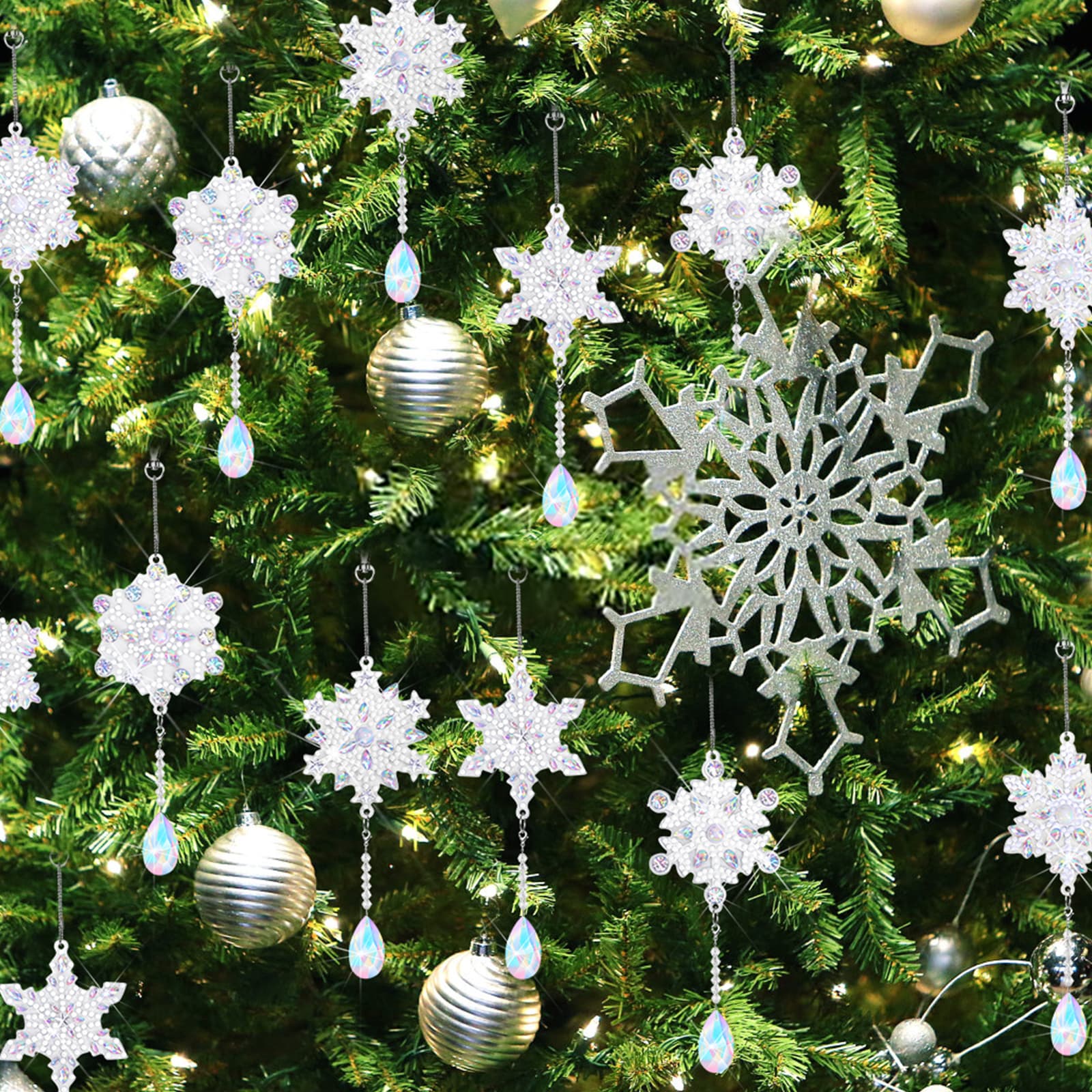 Diamond-Painting Weihnachts-Anhänger