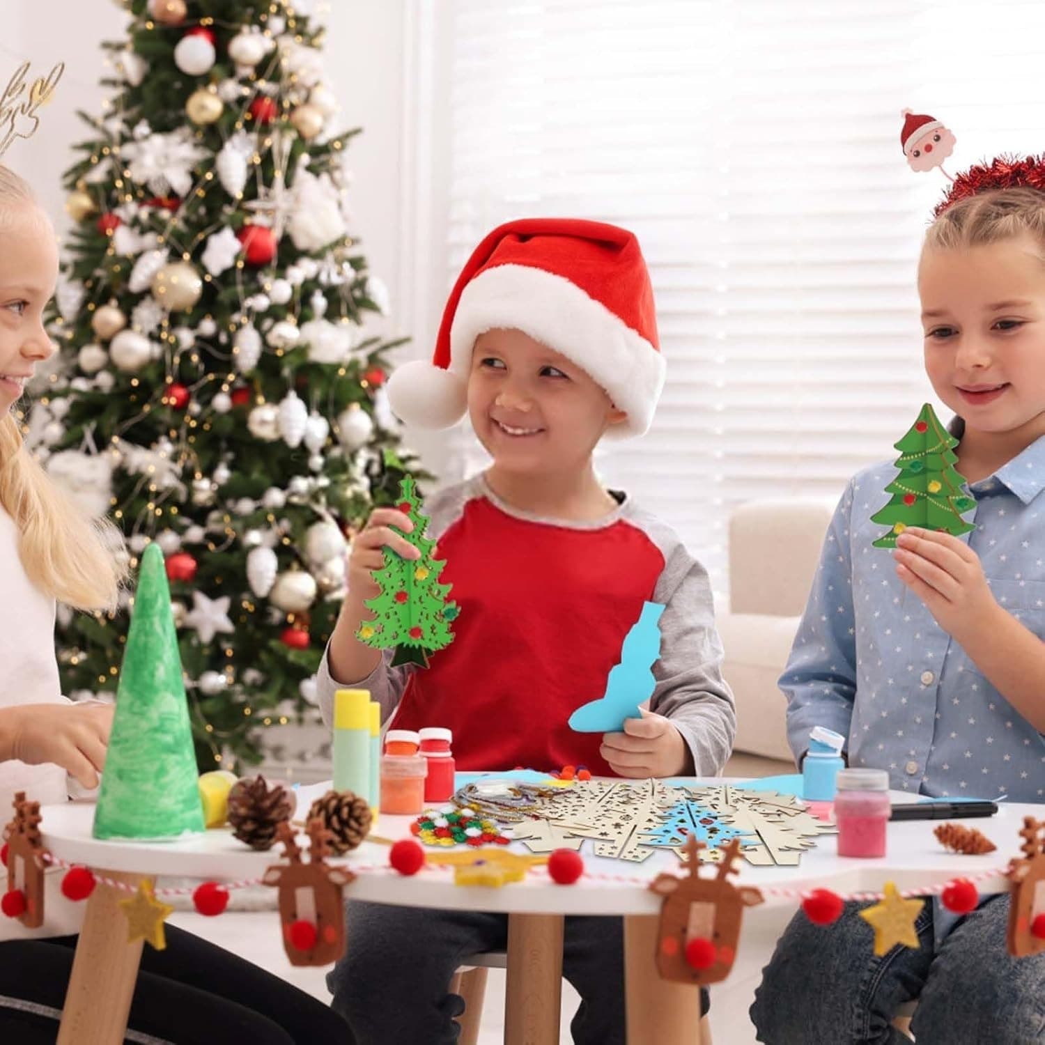 Weihnachts-Bastelset mit Anhängern