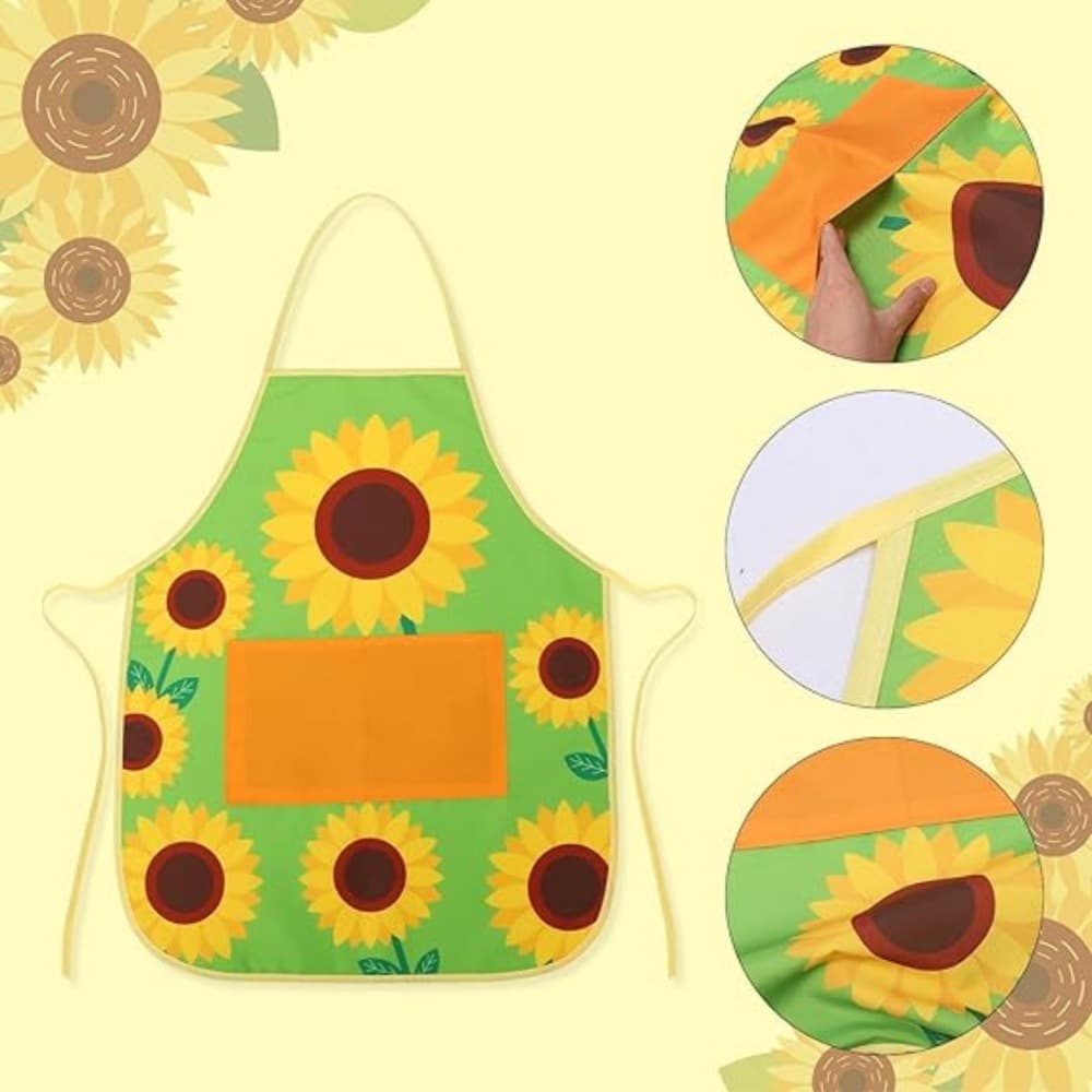 Gartenschürze mit Sonnenblumen