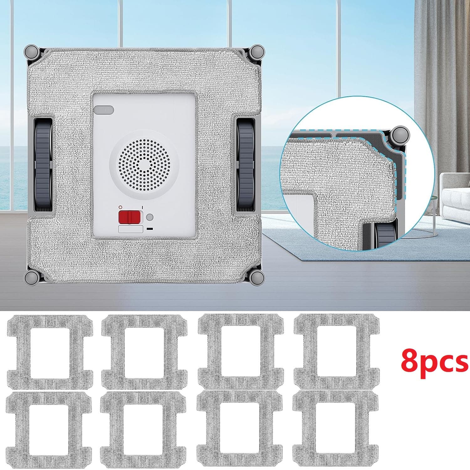 Ersatztücher für Fensterreiniger