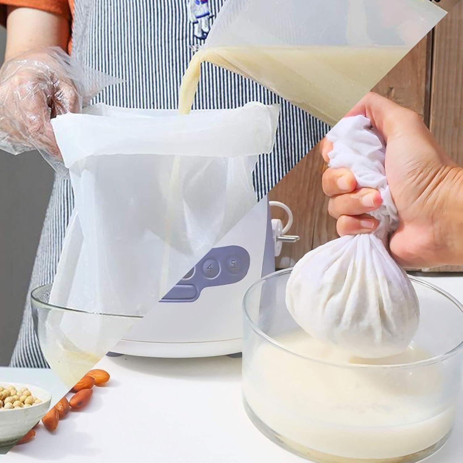 Küchensiebe mit Falttrichter