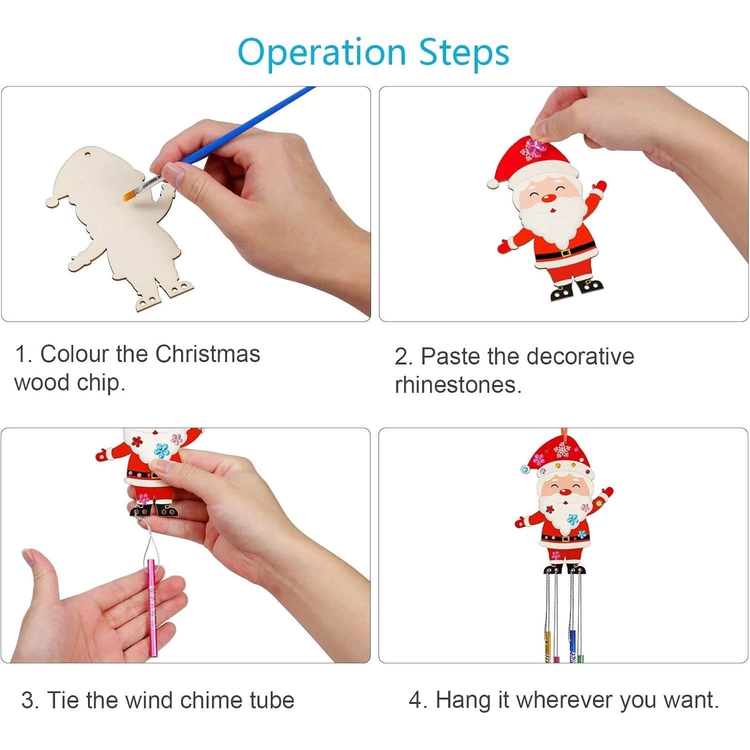 Bastelset Weihnachts-Windspiele