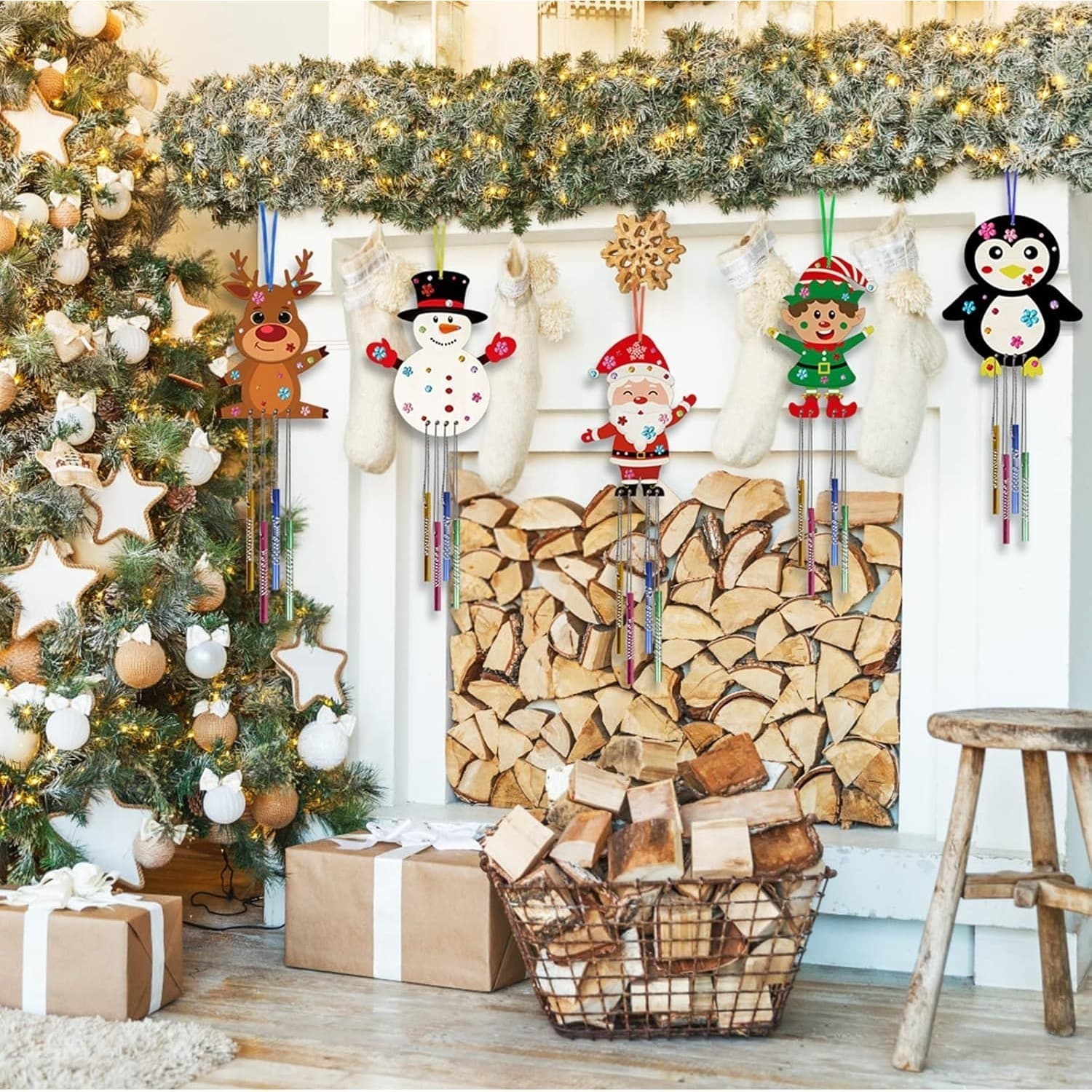 Bastelset Weihnachts-Windspiele