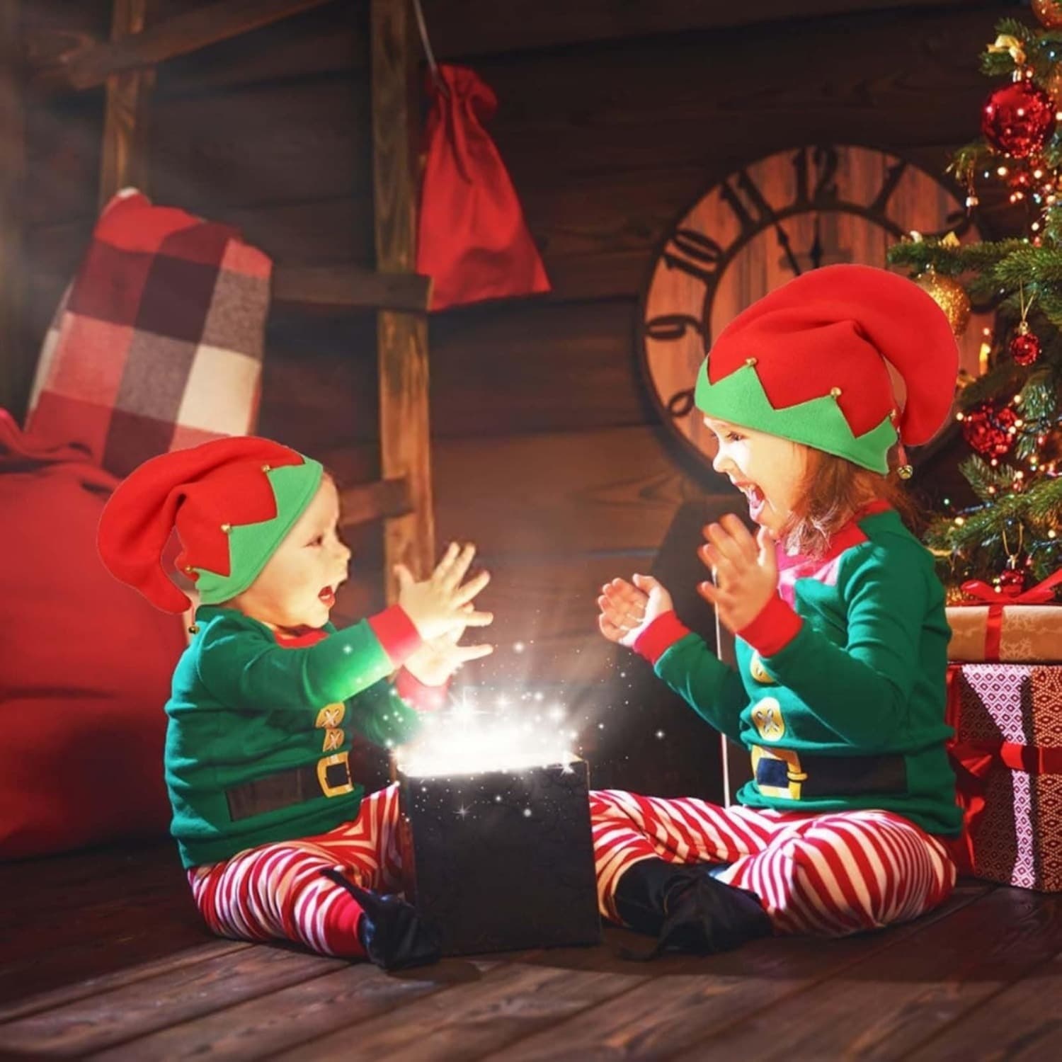 Weihnachtself-Mützen