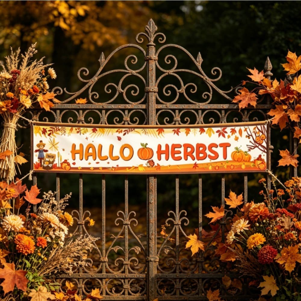 Banner „Hallo Herbst“