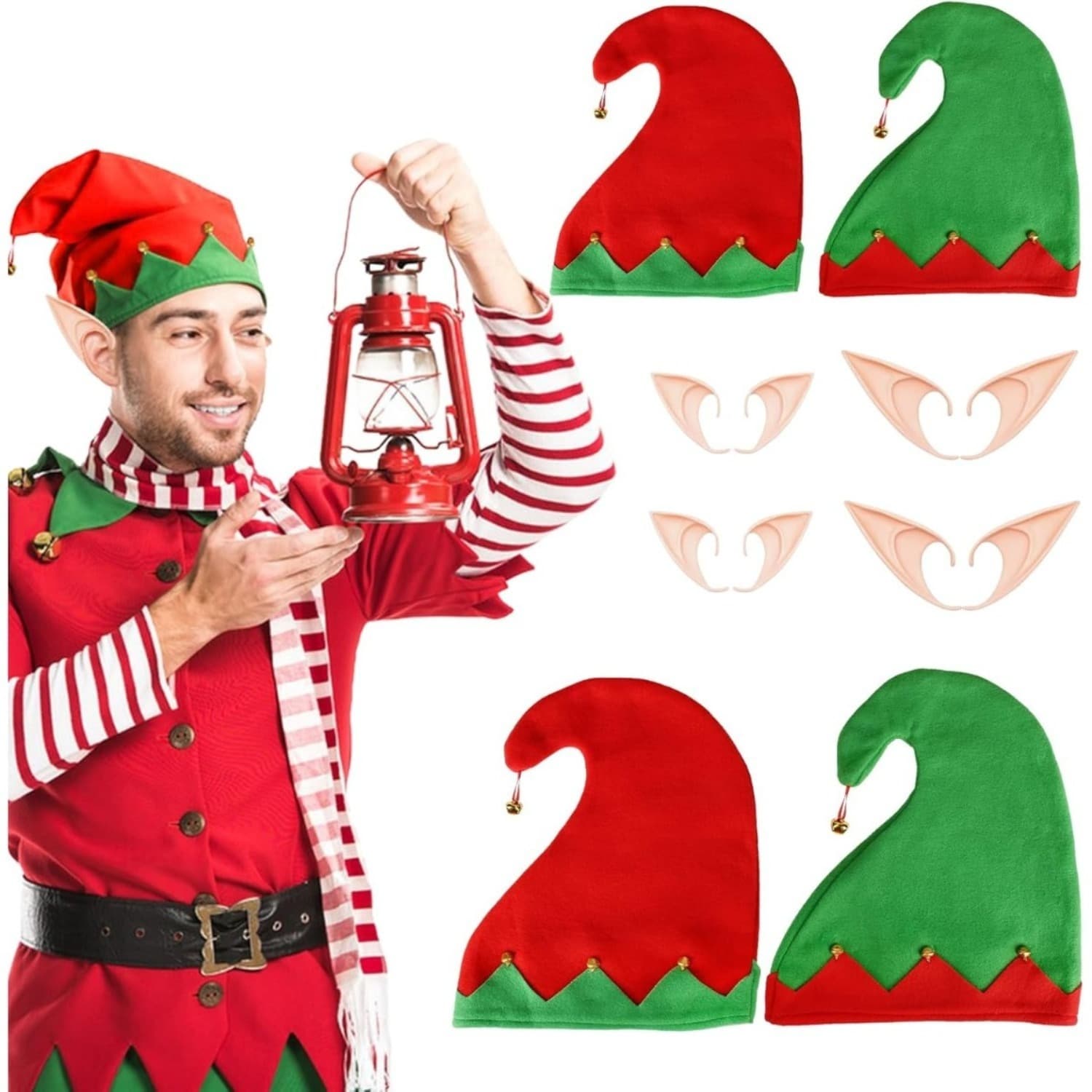 Weihnachtself-Mützen