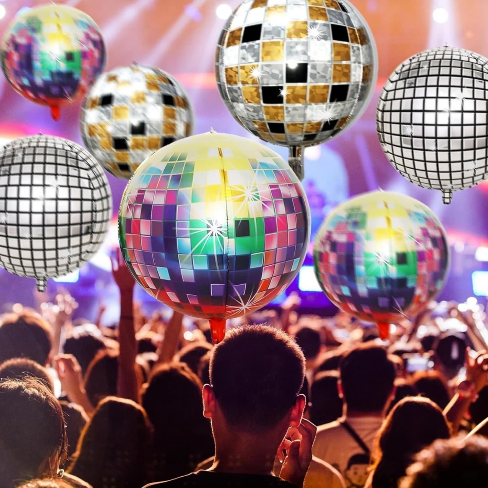 Disco-Kugel-Deko-Set