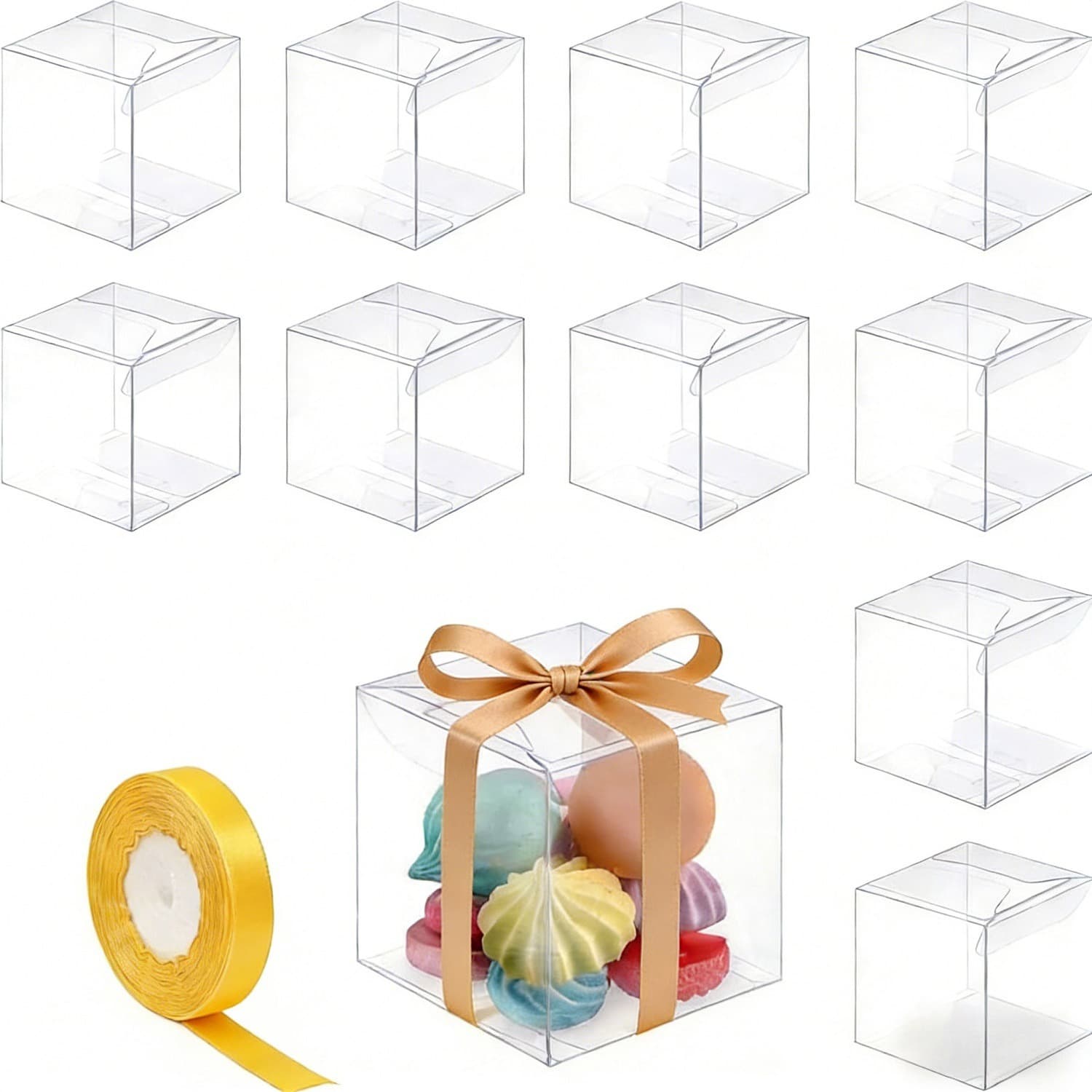 Transparente Geschenkboxen