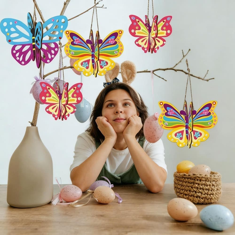 Bastelset Holz-Schmetterling