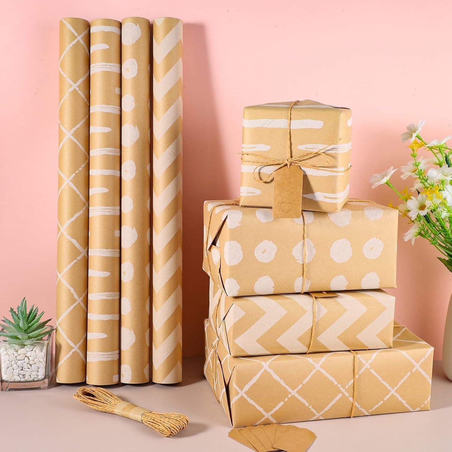 Geschenkpapier-Set, bunt
