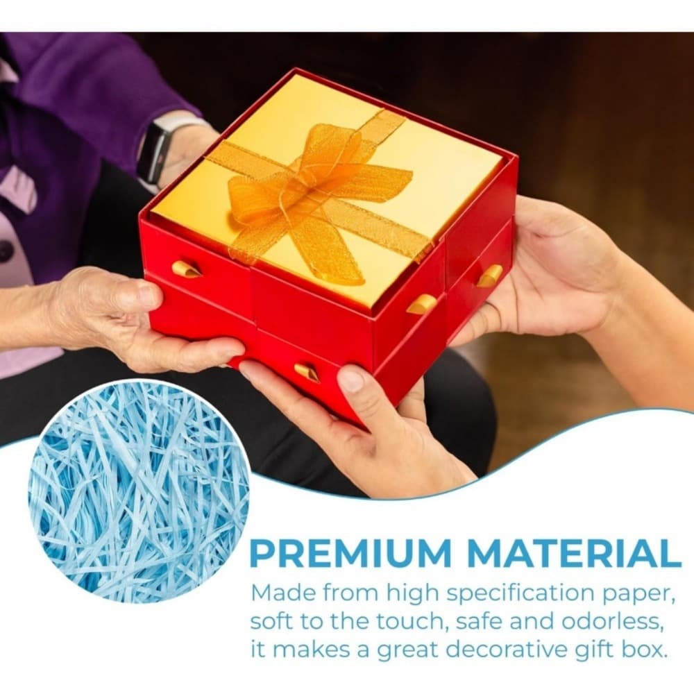 Papierschnipsel für Geschenkboxen