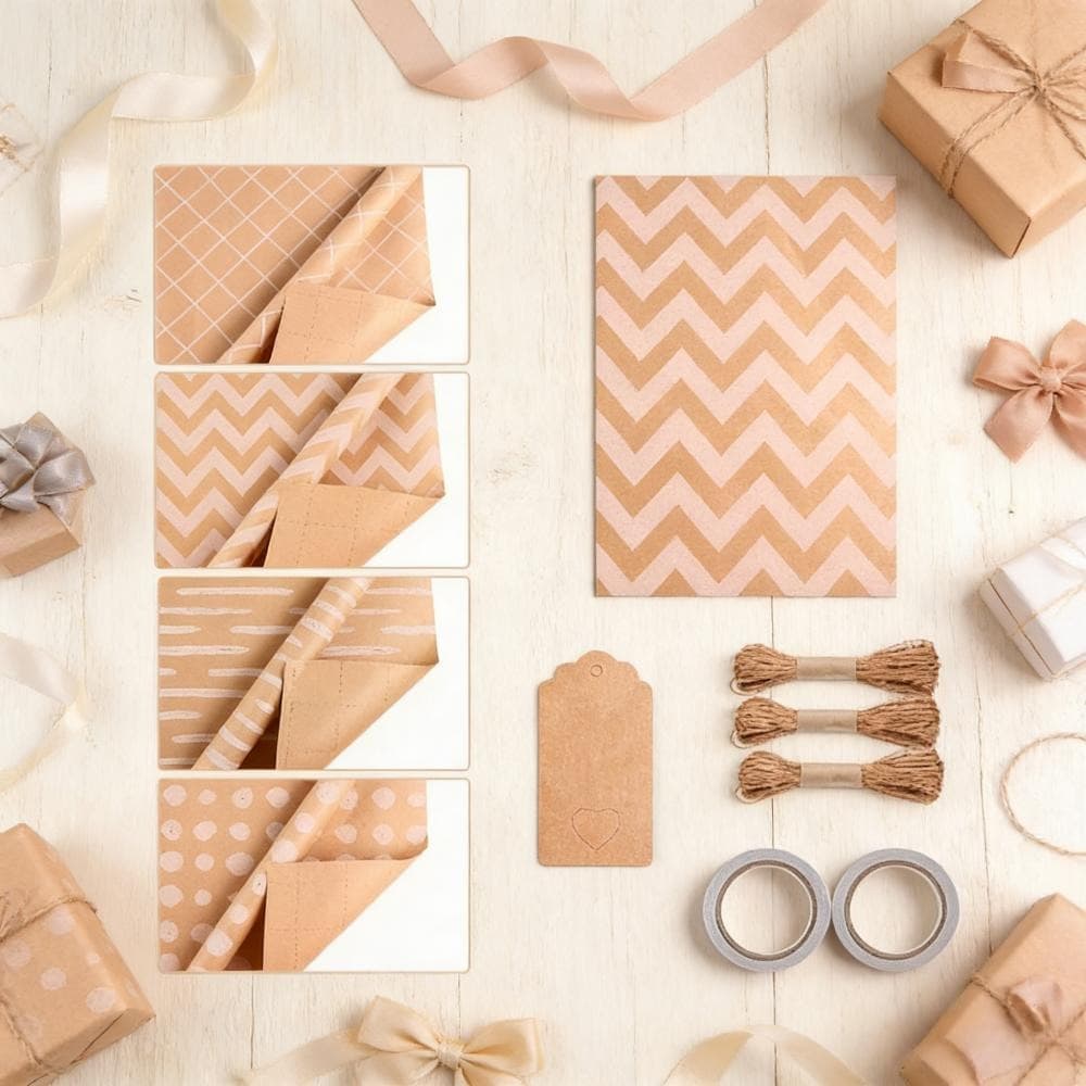 Geschenkpapier-Set, bunt