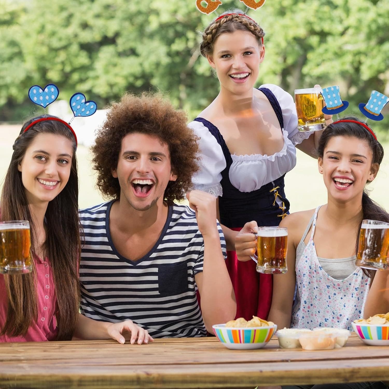 Oktoberfest-Haarreif-Set
