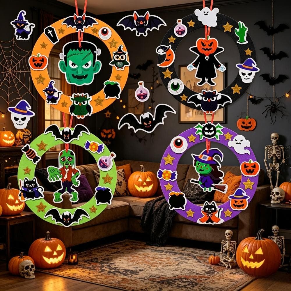 Halloween-Bastelset Türkränze