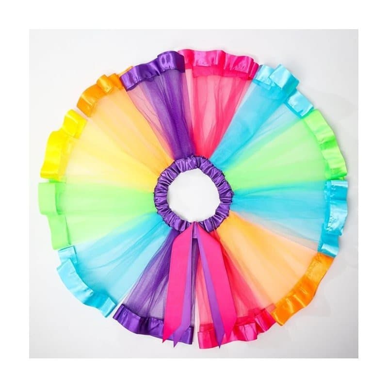 Einhorn-Kostüm mit Regenbogenrock