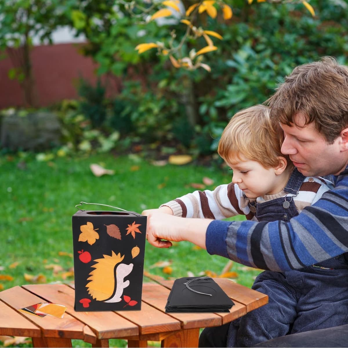 Bastelset Herbst-Laternen