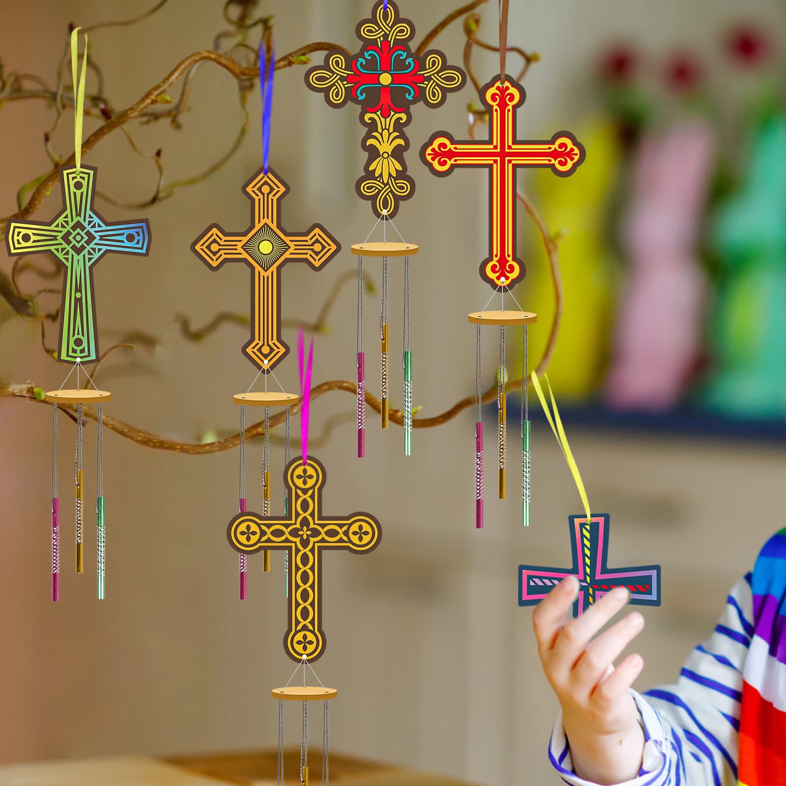 Oster-Bastelset Kreuz