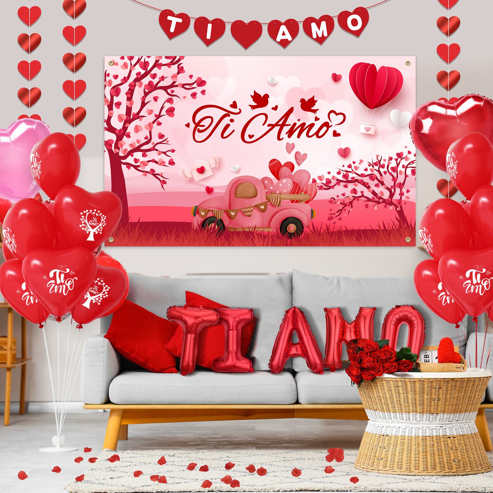Deko-Set zum Valentinstag
