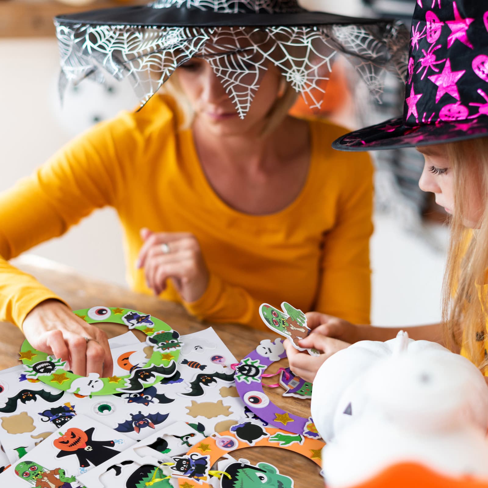 Halloween-Bastelset Türkränze